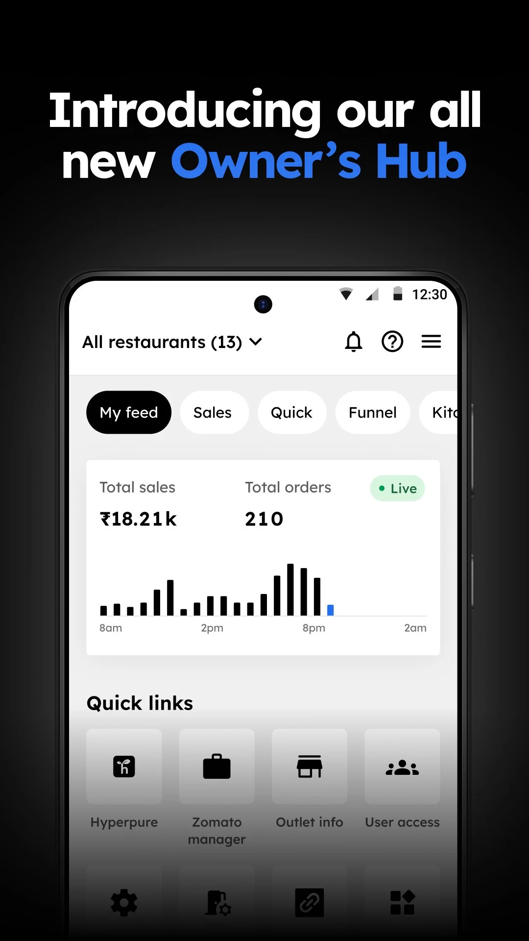 Zomato Restaurant Partner screenshot